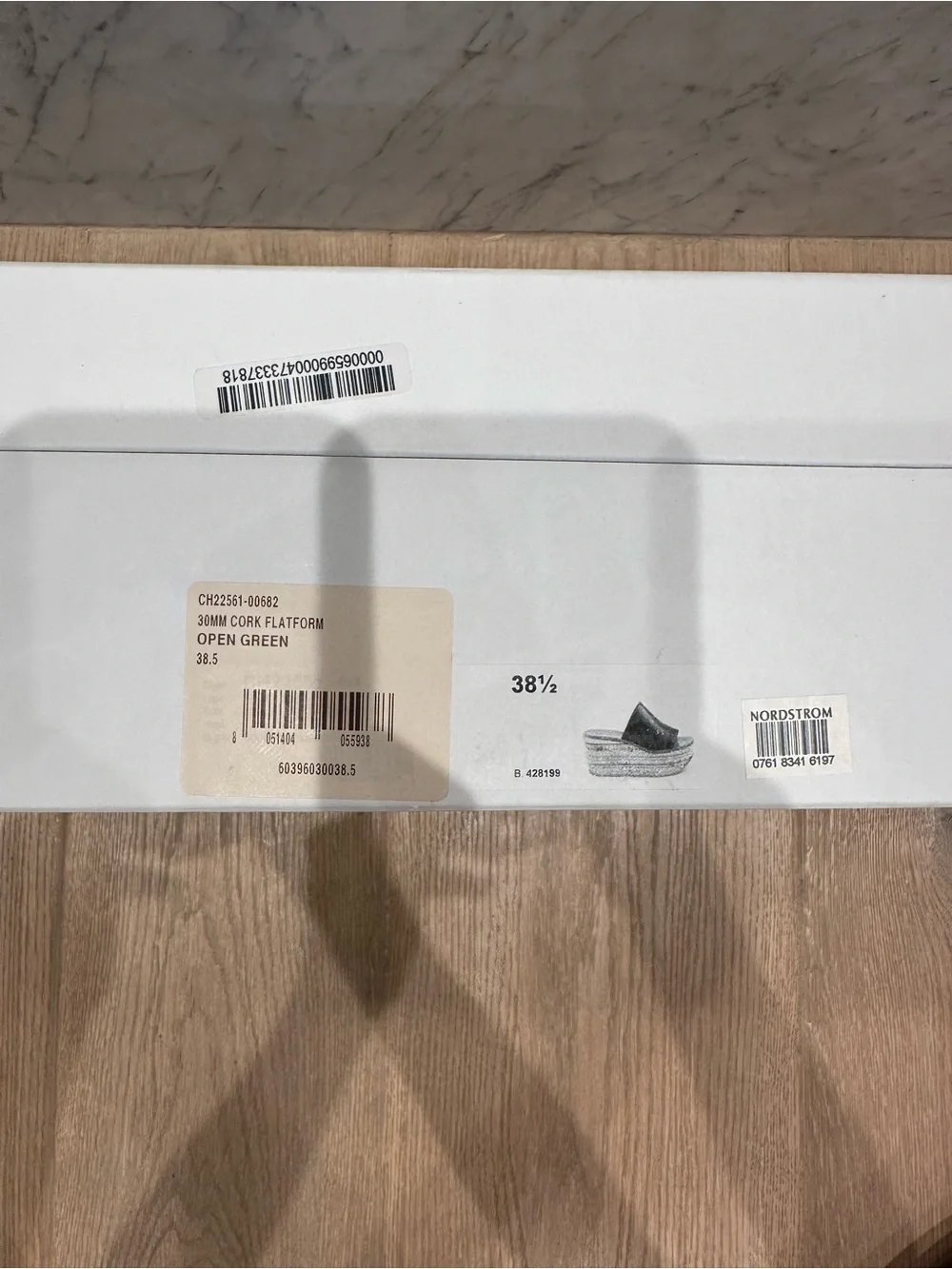 Chloe cork flatform
